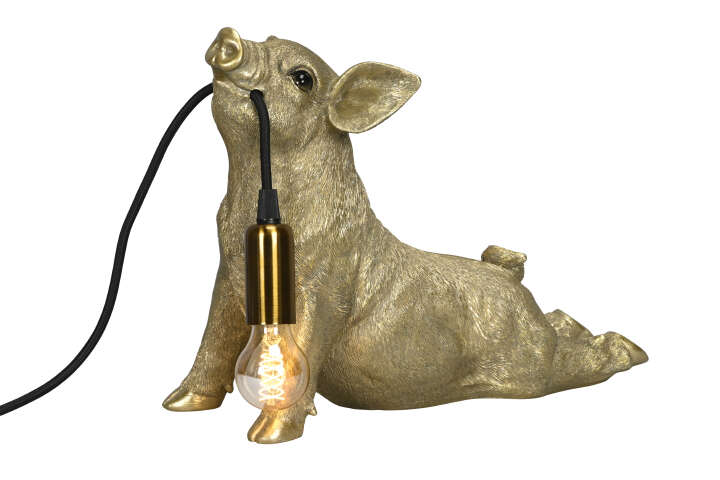 Tischlampe Schwein